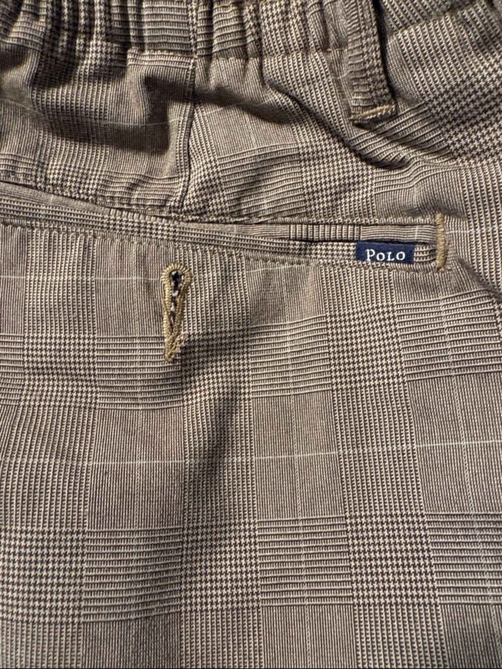 Polo Ralph Lauren Men's Brown Plaid Pants - Picture 3 of 4